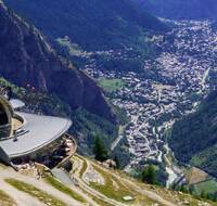 A view of the Mont Blanc Skyway